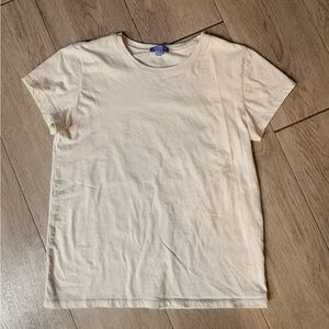 Florence by Mills Women’s Cream Cotton T-Shirt